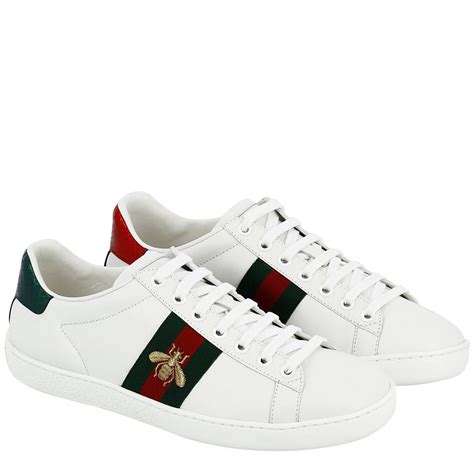 white gucci sneakers women's|gucci white low top sneakers.